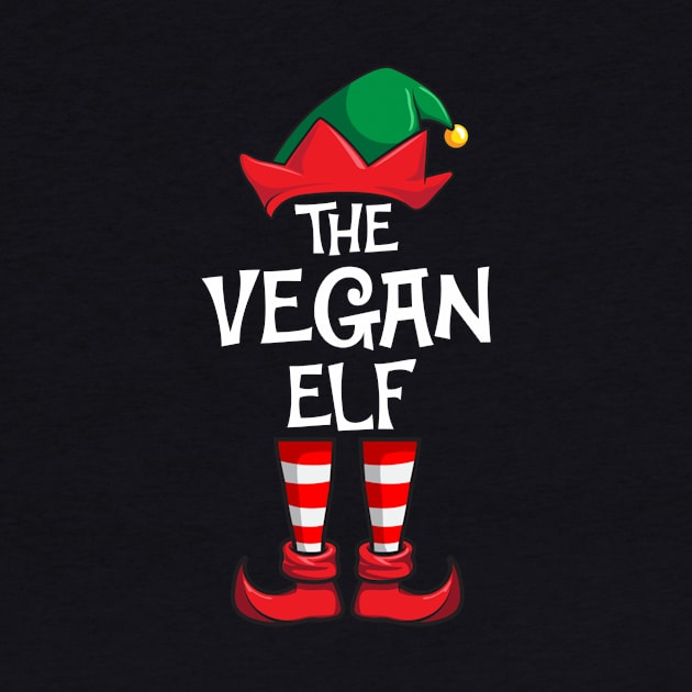 Vegan Elf Matching Family Christmas Vegetarian by hazlleylyavlda